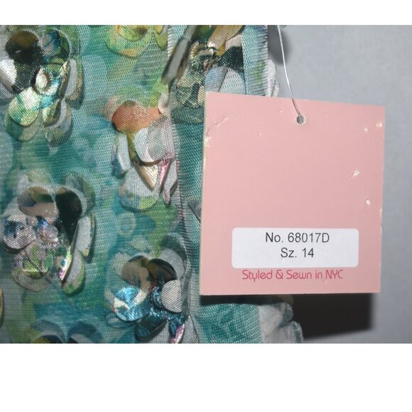 Zoe Ltd 3D Floral Applique Fairy Girls Party Dress 12 14 - Picture 6 of 12